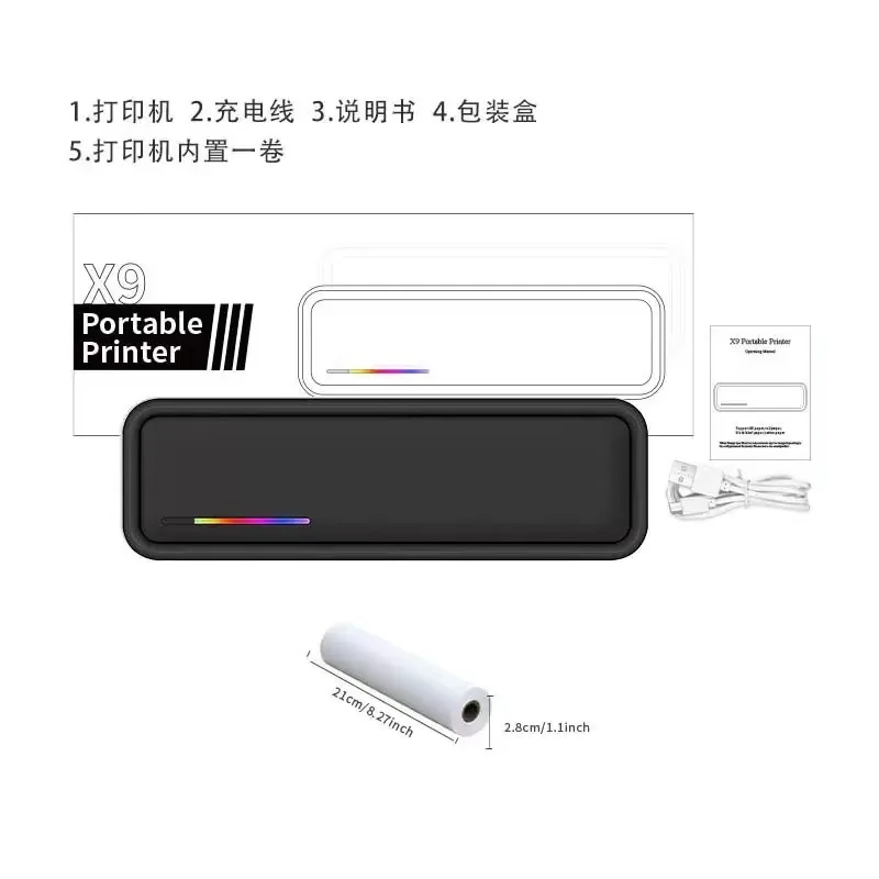 Hot Sale X9 Portable Inkless W - Commercial Document Printing recension och pris