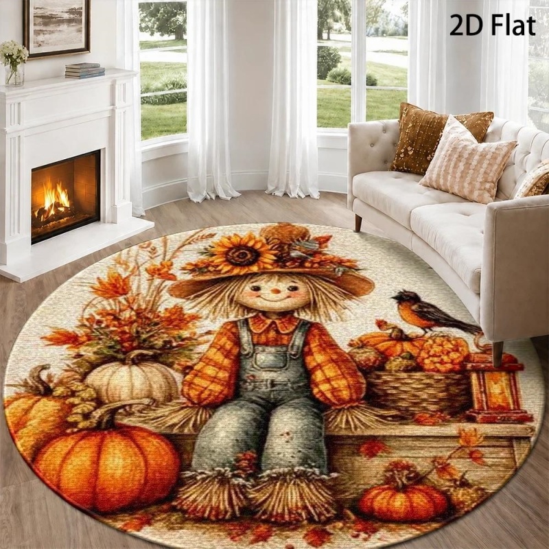 Cute Scarecrow Fall Harvest Ro - Commercial Printing Format recension och pris
