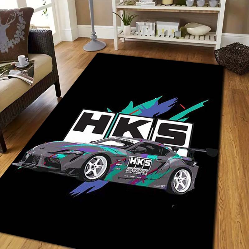 3D Racing H-HKS Print Area Rug - Commercial Printing Format recension och pris