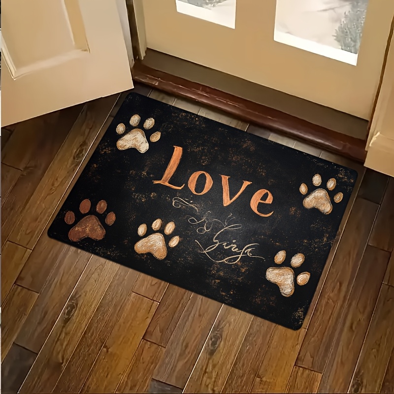 Cat Dog Paw Print Pattern Kitc - Commercial Printing Format recension och pris