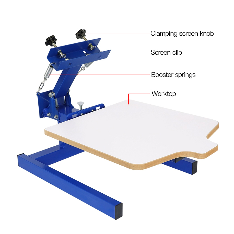 Handheld monochrome manual scr - Commercial Printing Machine For Clothes recension och pris
