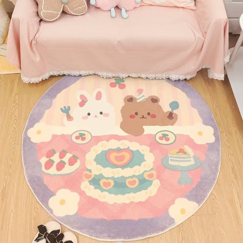 Cute Rabbit Bear Cake Print Ro - Commercial Printing Format recension och pris