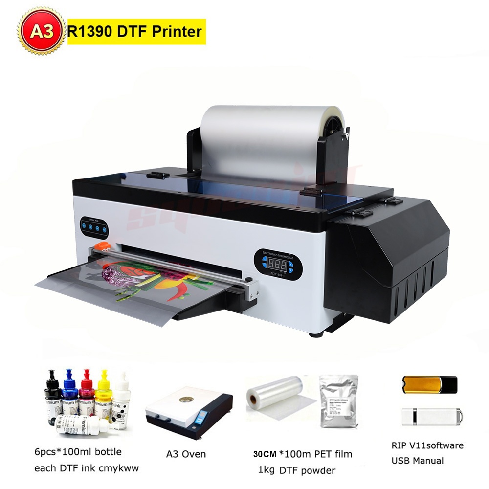 A3+DTF Printer with Epson R139 - Commercial Printing Machine For Clothes recension och pris